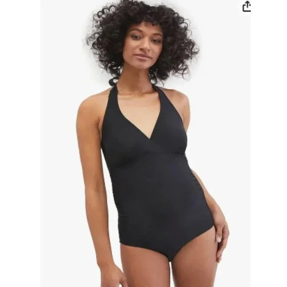 Motherhood Maternity Women's Beach Bump Maternity One Piece Swimsuit - Picture 5 of 6